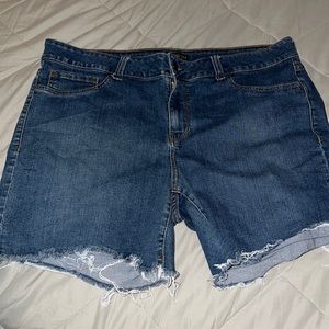 Forever 21 denim plus size shorts
